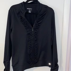 Ideology black zip-up